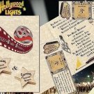 Hollywood Movie Wedding Invitations A & mini tickets