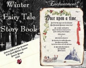 Wedding Invitations Scroll Winter Snow Invitation Horse