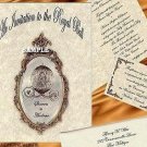 Cinderella FairyTale Regal Theme Wedding Invitations +