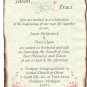 Wedding Scroll Invitations Whimsical Pastels Theme