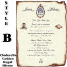 Wedding Scroll Invitations Royal Scroll Style B Theme