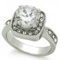 2.75 Carat Clear Round Cut CZ Wedding, Cocktail Ring, Size 5,6,7,8,9,10