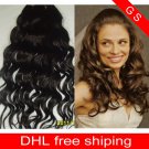 14 Virgin Brazilian Human Remy Hair Extensions Curly 12oz 3pks dark Brown