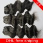 Virgin Brazilian Human Remy Hair Weave Body Wave 20Inch 8OZ 2pks off Black,