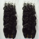 Virgin Brazilian Human Remy Hair Weave Curly 18Inch 8OZ 2pks off Black