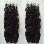 Virgin Brazilian Human Remy Hair Weave Curly 18Inch 8OZ 2pks off Black