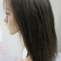 Retail 16Inch Indian Human Hair Wigs Lace front straight off black and dark brown free shipping