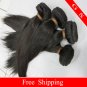 16 Virgin Brazilian Human Remy Hair Weave silk Straight 8oz 2pks off Black