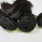 Virgin Brazilian Human Remy Hair Weft silk Straight 22Inch 12oz 3pks off Black