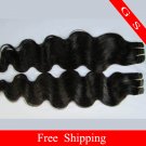 Virgin Indian Human hair Weave Remy hair Extensions body Wave,2pks 1b&2