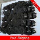 Indian Hair Weft Virgin Remy Human hair Extensions Body wave 24Inch 3pks,12oz black and brown