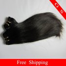 12Inches 100%Virgin Human Hair Weave Remy Indian Hair Extensions Straight 3pks 12oz off Black