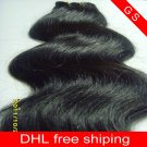Virgin Brazilian Human Hair Extensions Weft Weaving body Wave 12"+14"+16" 3pks 12oz off Black