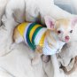 Handmade Hand Crochet Knit Dog Puppy Tee Shirts Myknitt D812 S