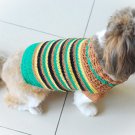 Handmade Hand Crocet Knit Baby Dog Sweater Clothes Myknitt D813 XXS