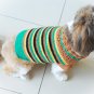 Handmade Hand Crocet Knit Baby Dog Sweater Clothes Myknitt D813 XXS