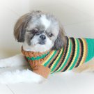 Handmade Hand Crocet Knit Baby Dog Sweater Clothes Myknitt D813 S