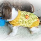 Dog Sweater Medium Dog Size, Handmade Dog Clothing D814 M