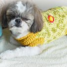 Large Dog Clothing, Handmade Crochet Dog Shirts D814 L