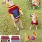 Hand Crochet Dog Clothing , Warm dog Sweater , Pet Clothes D817 XXS - Free shipping