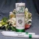 Unity Candle with Tapers Personalized