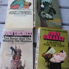 John Creasey Lot 4 paperback Books Baron on Board  Bundle for the Toff  Masters