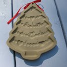 Vintage Brown Bag Cookie Art 1986 Hill Design Christmas Tree Mold