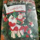 Bucilla Gallery Stitches Santa's Workshop 15" Felt CHRISTMAS Stocking Kit 33508