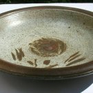 Brown Studio Art Pottery Stoneware Bowl  14" Diameter Ken Bell Vintage Large