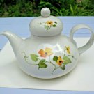 GOEBEL West Germany MERIDIAN Shape Teapot Tea Pot Celandine Pattern flowers