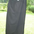 NWT! Harve Benard by Benard Holtzman Long Black Lined Pockets Skirt Size12