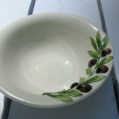 Coupe Bowl Dish Black Olive Relief Made In Italy
