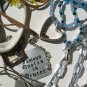 Lot of Costume Jewelry Vintage Necklace Bracelet Pin Chain Beaded Pewter Wood