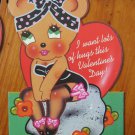 Paper Moon Graphics VALENTINE CARDS LOT of 9 Bear Bare 1987