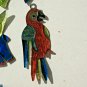 Mexican Tin Folk Art Ornaments Lot of 4 HummingBird Butterfly Parrot Elephant
