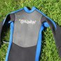 Oceanic Explorers Youth Size 14 Wet Suit Zip Up Back Black Blue FULL Neoprene
