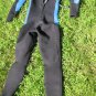 Oceanic Explorers Youth Size 14 Wet Suit Zip Up Back Black Blue FULL Neoprene