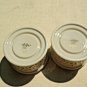 Lenox Pierced Tea light Votive Candle Holder PAIR Ivory 24K Gold Trim Set of Two