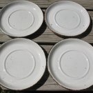 Midwinter Stonehenge Wild Oats Saucers Only Brown Beige Speckle Wedgwood 4 plate