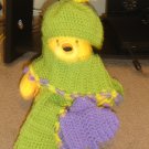 caterpillar scarf/hat & mittens