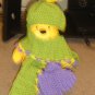 caterpillar scarf/hat & mittens
