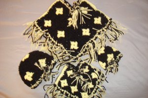Dolly & Me poncho/hat set