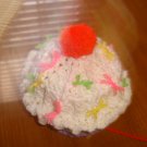 Hand crocheted cupcake hat