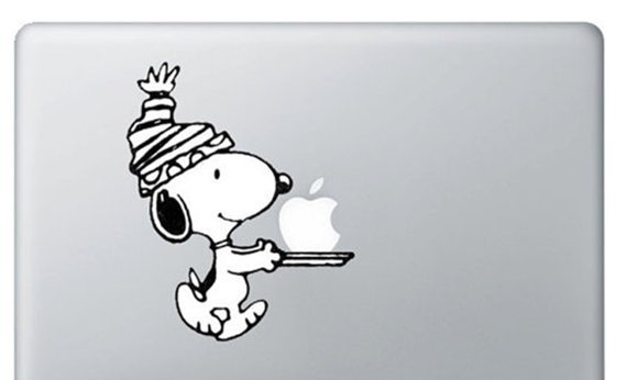 Snoopy Macbook pro Decals sticker Apple macbook decals sticker