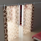 double glass sliding door full set hardware