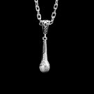 Microphone Necklace-Mens Med 18"