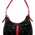 Single Strap Handbags with Front Buckled Pocket