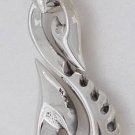 925 STERLING SILVER BIKER GOTHIC CROSS CROWN PENDANT