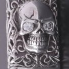925 Silver 4GB USB Skull Biker Flashdrive Pendant