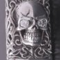 925 Silver 4GB USB Skull Biker Flashdrive Pendant